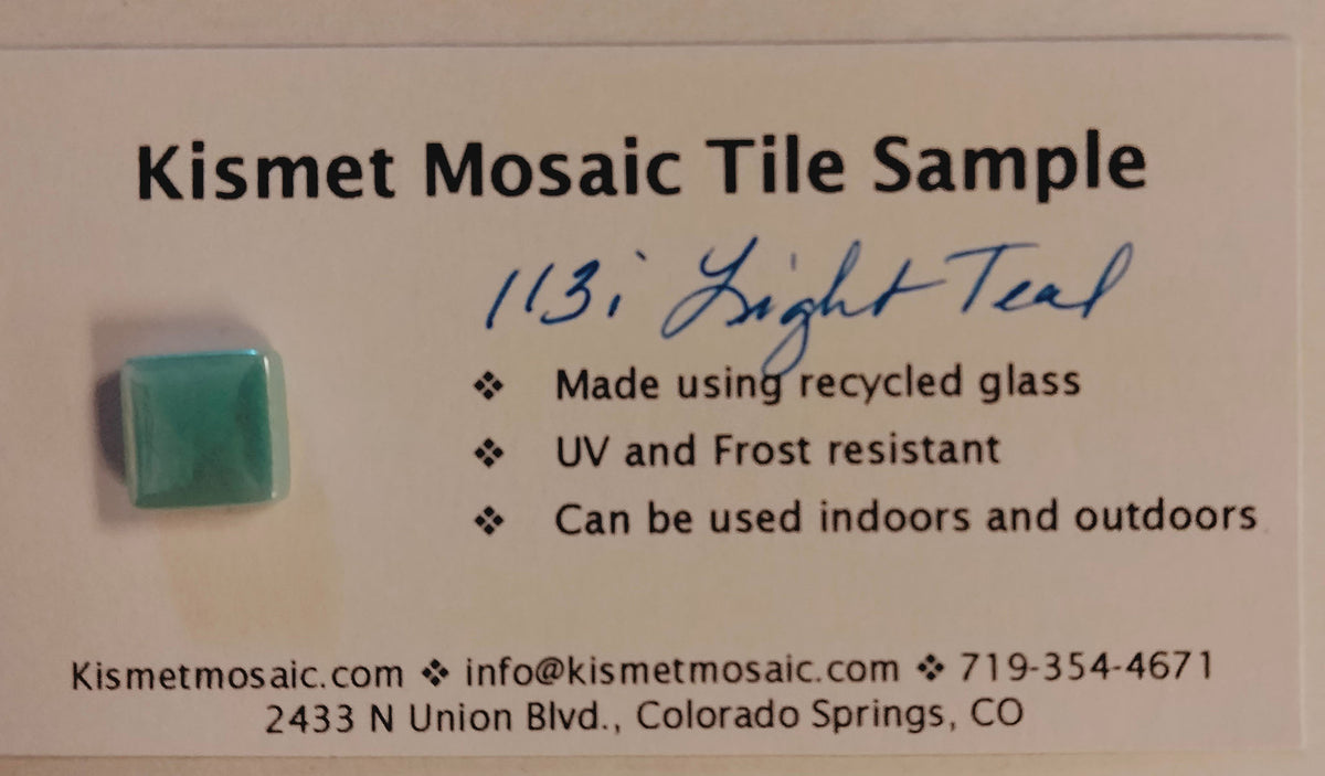 Glass Gems-Teal Gloss – Kismet Mosaic