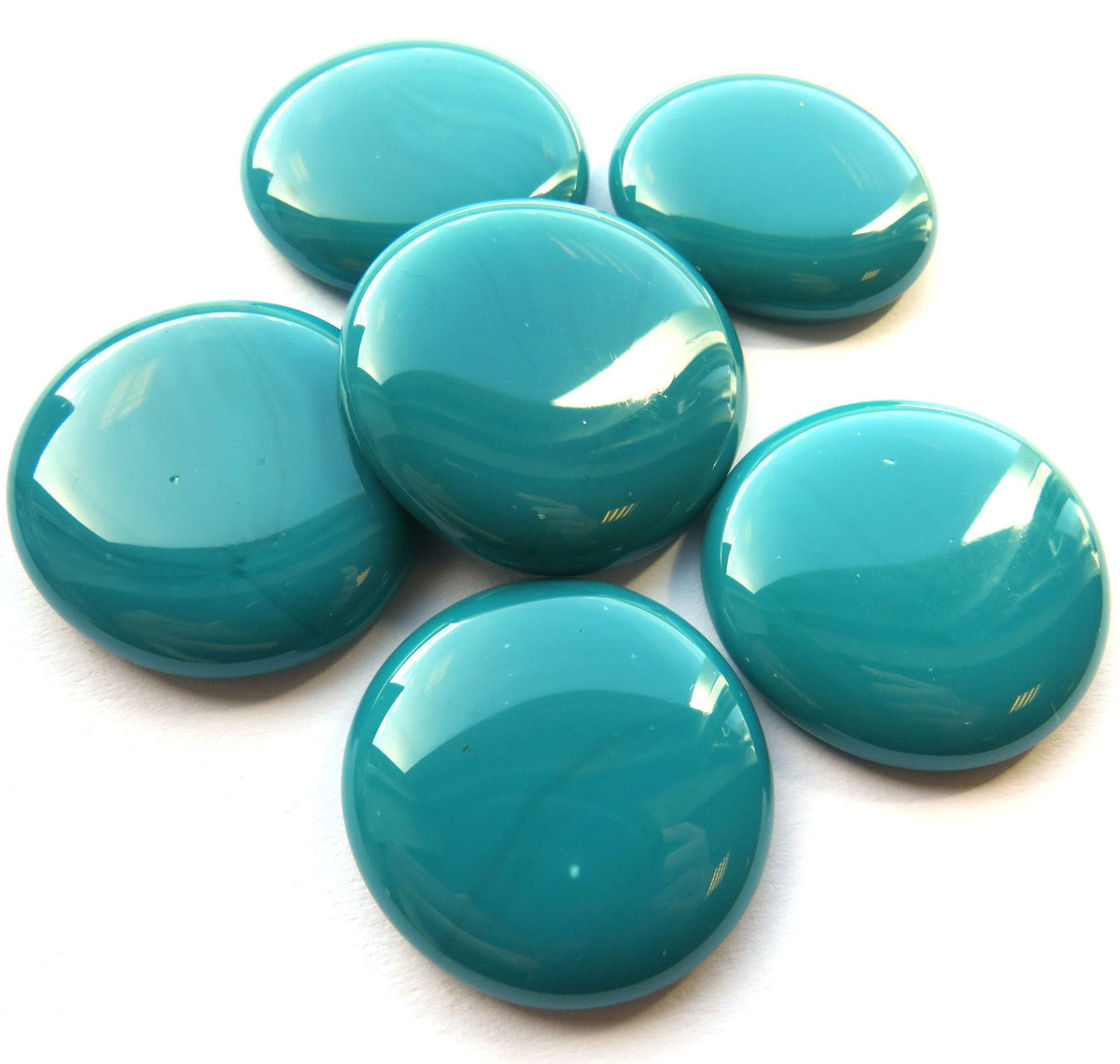 Glass Gems-Teal Gloss – Kismet Mosaic