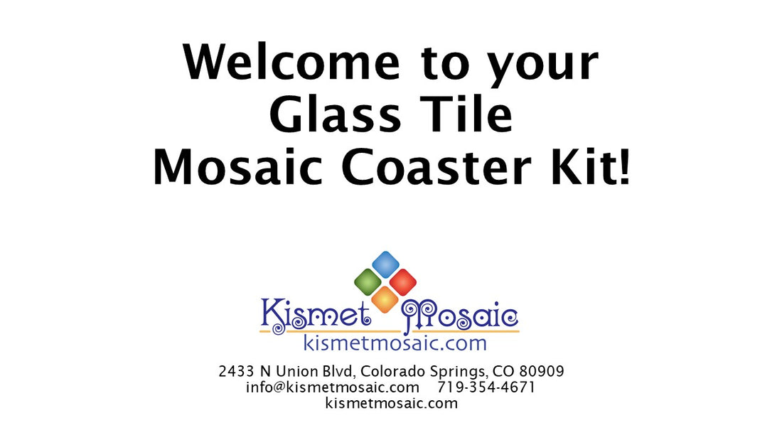 glass tile mosaic kit