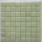 pale green, apple green, 12mm tile, recycled glass, square tile