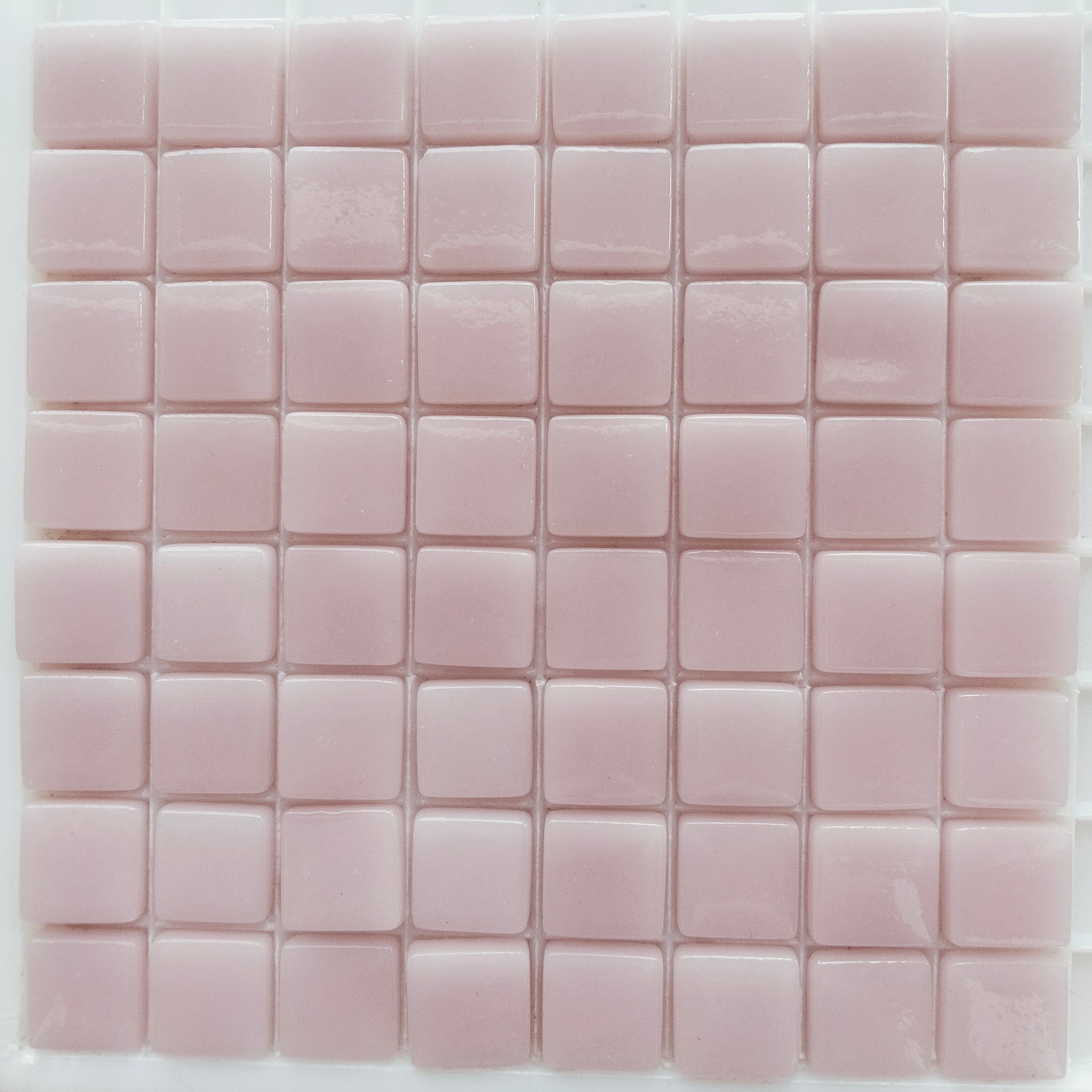 009-g Light Pink, 12mm - Oranges, Reds & Pinks tile - Kismet Mosaic - home & commercial decor