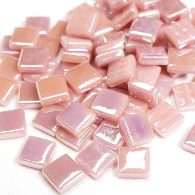 009-g Light Pink, 12mm - Oranges, Reds & Pinks tile - Kismet Mosaic - mosaic supplies