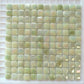 8mm pale green iridized sheeted tile