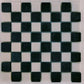 Black and white tile 12mm matte