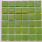 sheeted tile, green, glass, 25mm square