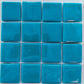 868g 25mm Deep Turquoise Gloss-sheeted tile