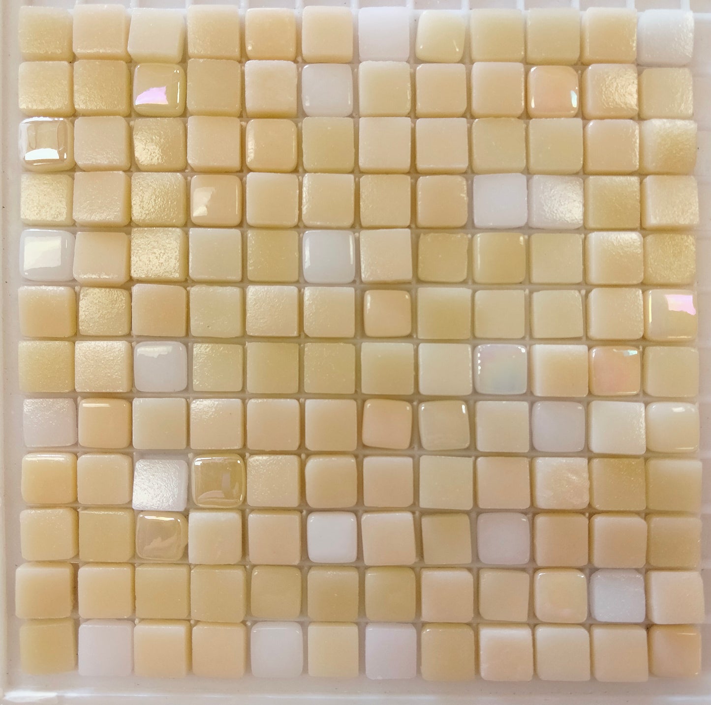 Ivory 8mm Mix Sheeted Tile