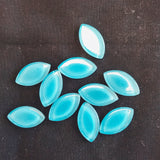 Cyan Glass Leaves