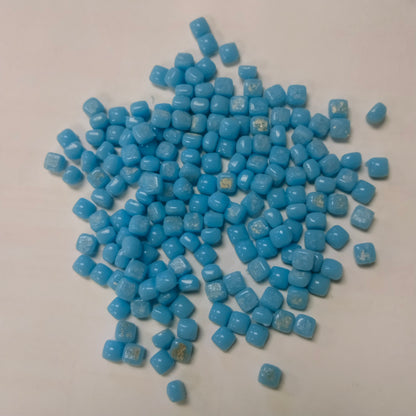 MM63g MicroMosaicTiles--Turquoise Blue Gloss