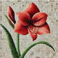 Amaryllis with Pattern 12" x 12"  (pre-drilled for hanging kit)