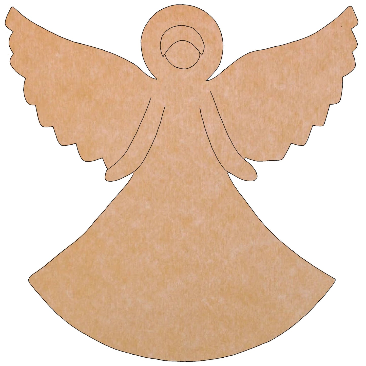 Angel Mosaic Backer (pre-drilled for hangable)