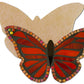 Butterfly 14" Mosaic Backer (pre-drilled for hangable & 2 stakeable kits) 1/2" thick