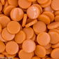 2104-g - Tangerine - Gloss Penny Rounds, PennyRoundGloss tile - Kismet Mosaic - mosaic supplies