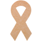 Awareness Ribbon 12" Mosaic Backer (pre-drilled for hangable & stakeable kits) 1/2"