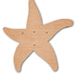 Starfish Mosaic Backer (pre-drilled for hangable & stakeable kits)