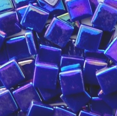 171-i Indigo Blue, 12mm - Blues & Purples tile - Kismet Mosaic - mosaic supplies