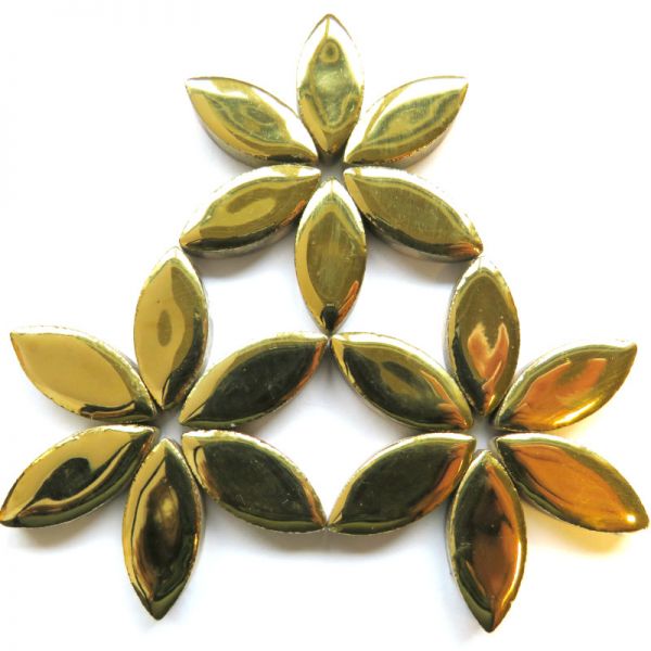 1"-Gold Ellipse/Petal