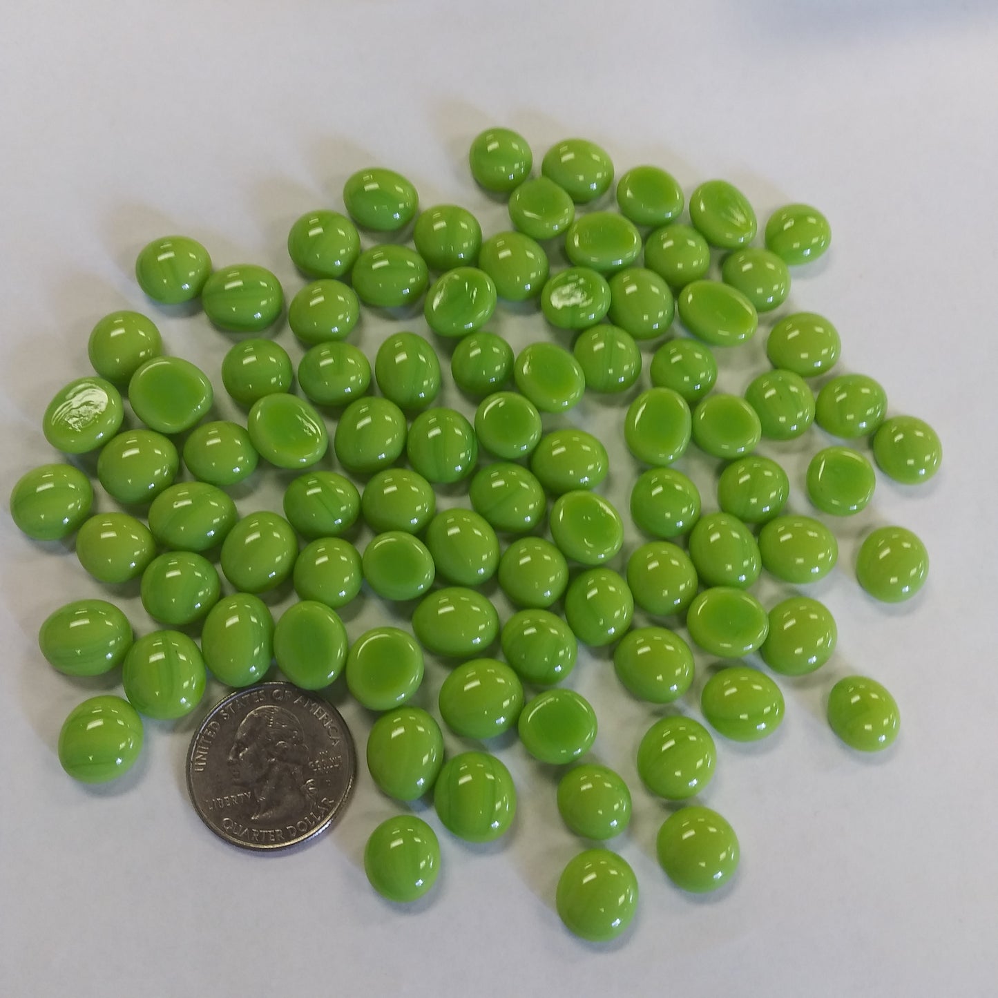 Mini Gems-Lime Green Gloss