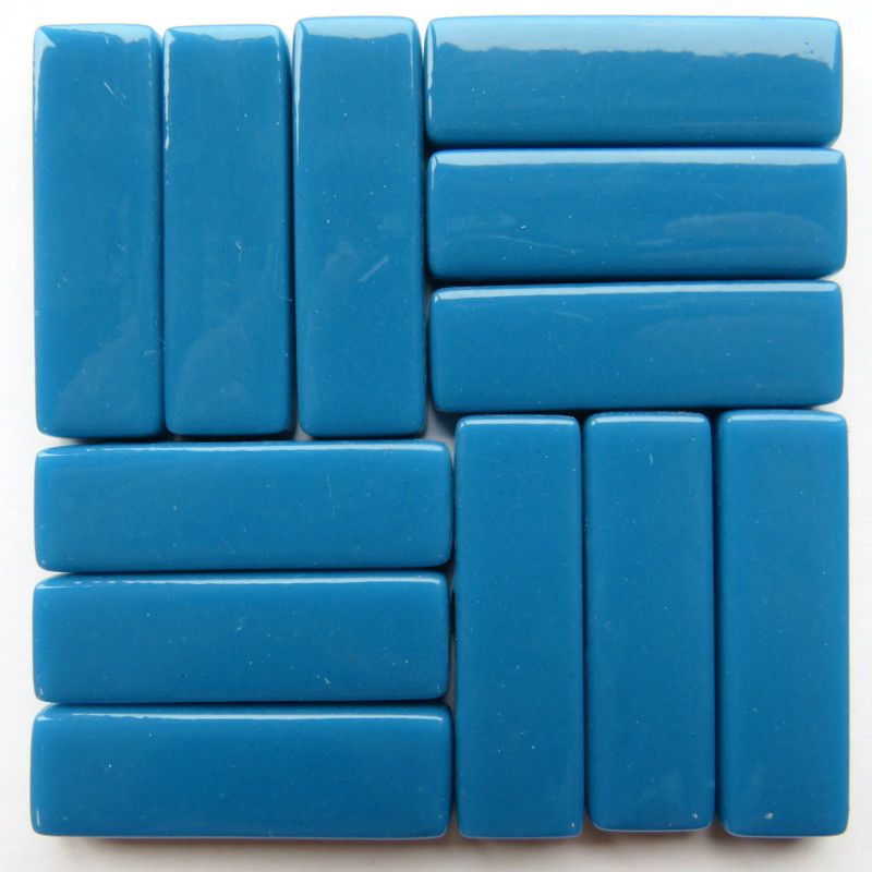 568-g - Deep Turquoise rectangle - Glossy