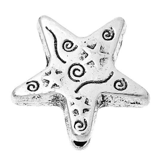 BD134 - Antique Star, Beads tile - Kismet Mosaic - mosaic supplies