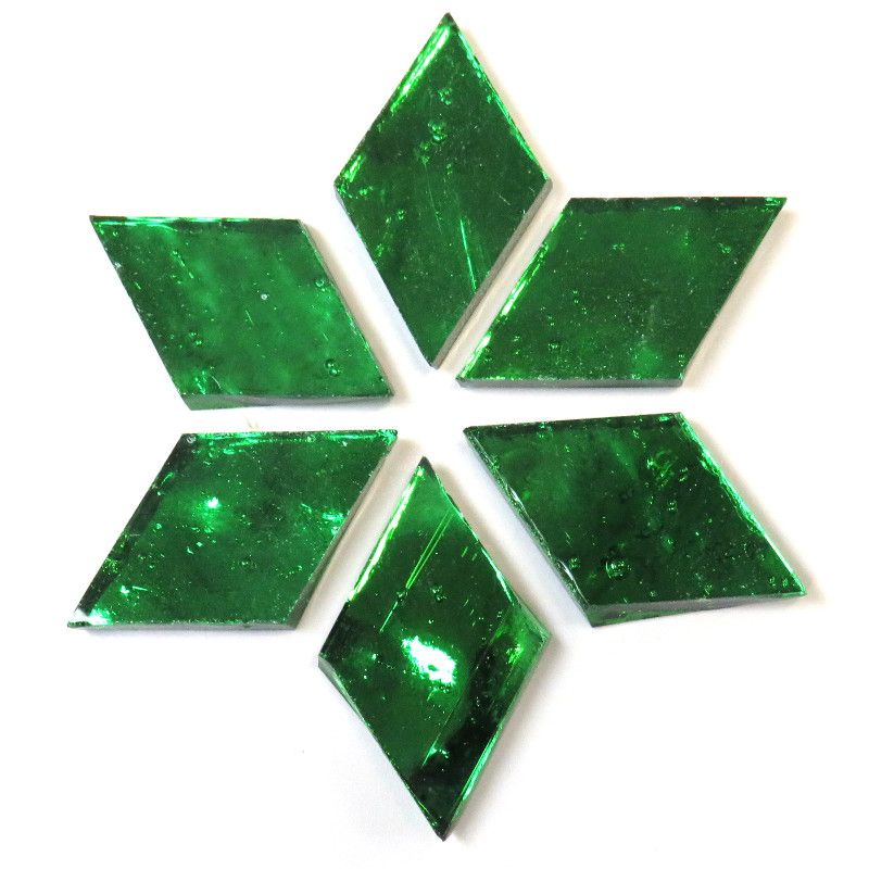 Kelly Green Mirror - Diamond