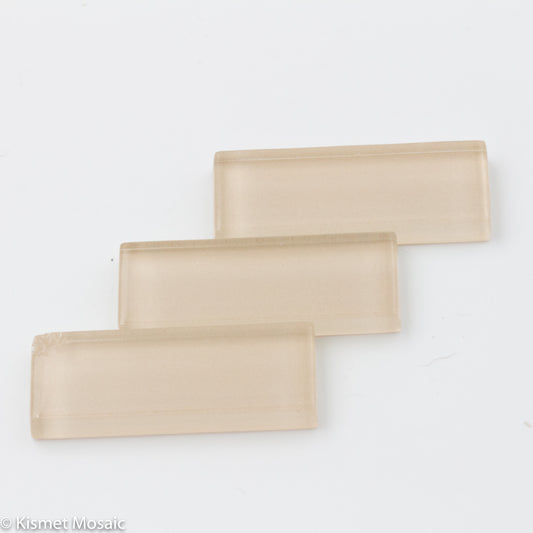 k520 - Ivory, KrystalRectangle tile - Kismet Mosaic - mosaic supplies