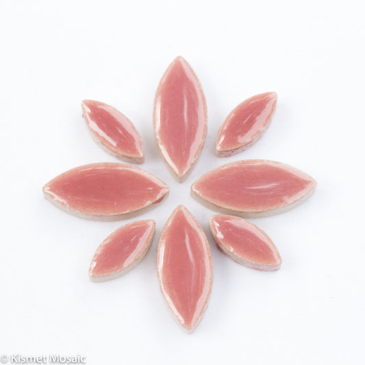 cp-Rose Ellipse/Petal, CeramicPetals tile - Kismet Mosaic - mosaic supplies