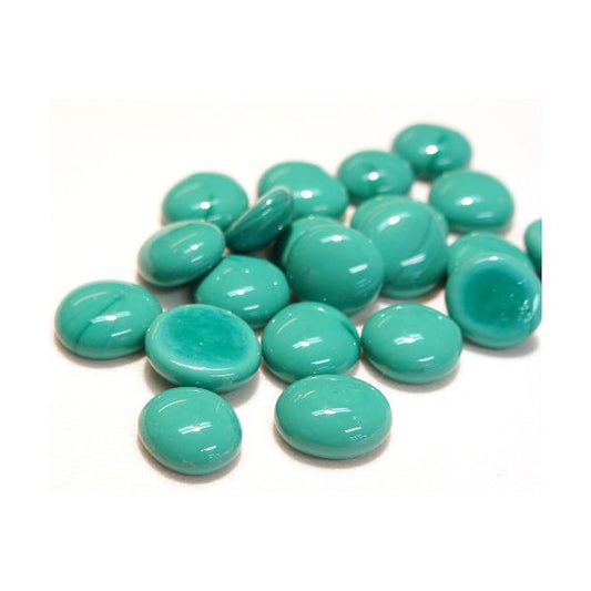 Glass Gems-Teal Gloss