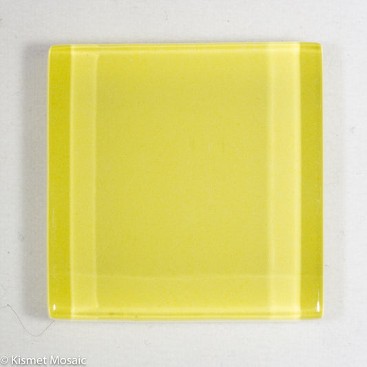 k210 - Pastel Yellow, Krystal 20mm tile - Kismet Mosaic - mosaic supplies