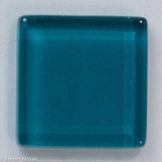 k252 - Teal, Krystal 20mm tile - Kismet Mosaic - mosaic supplies