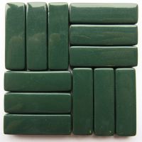 587-g - Dark Forest rectangle - Glossy, KismetRectangle tile - Kismet Mosaic - mosaic supplies